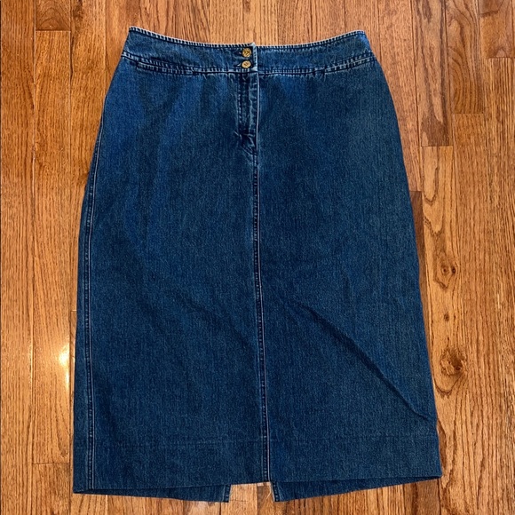 Ralph Lauren Dresses & Skirts - Lauren Jeans Co. Ralph Lauren Midi Jean Skirt Women’s Size 14
